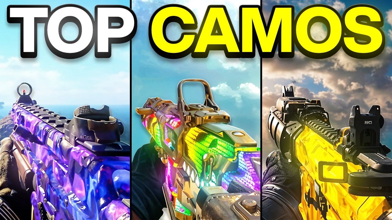 Los MEJORES CAMOS de MAESTRIA de la HISTORIA de COD | TOP 10