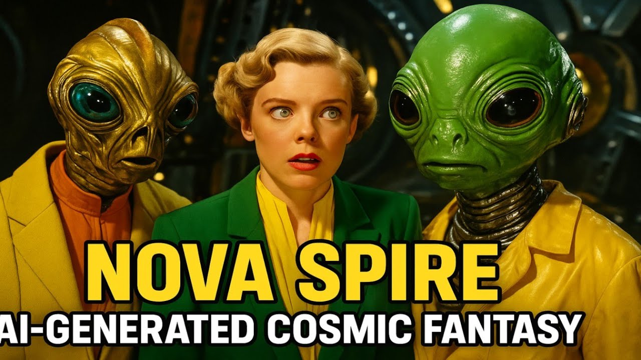 Nova Spire – AI-Generated Cosmic Fantasy | Dazzling Sci-Fi Visual Film