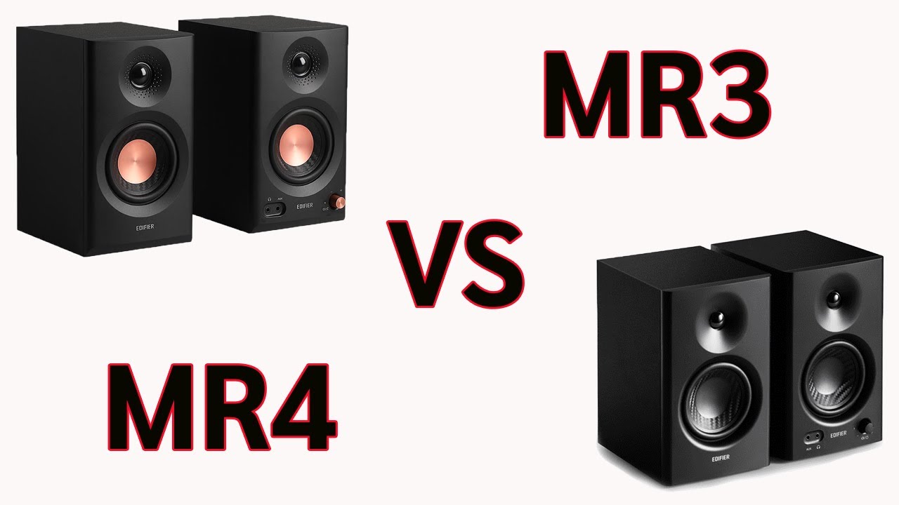 Edifier MR3  VS  Edifier MR4