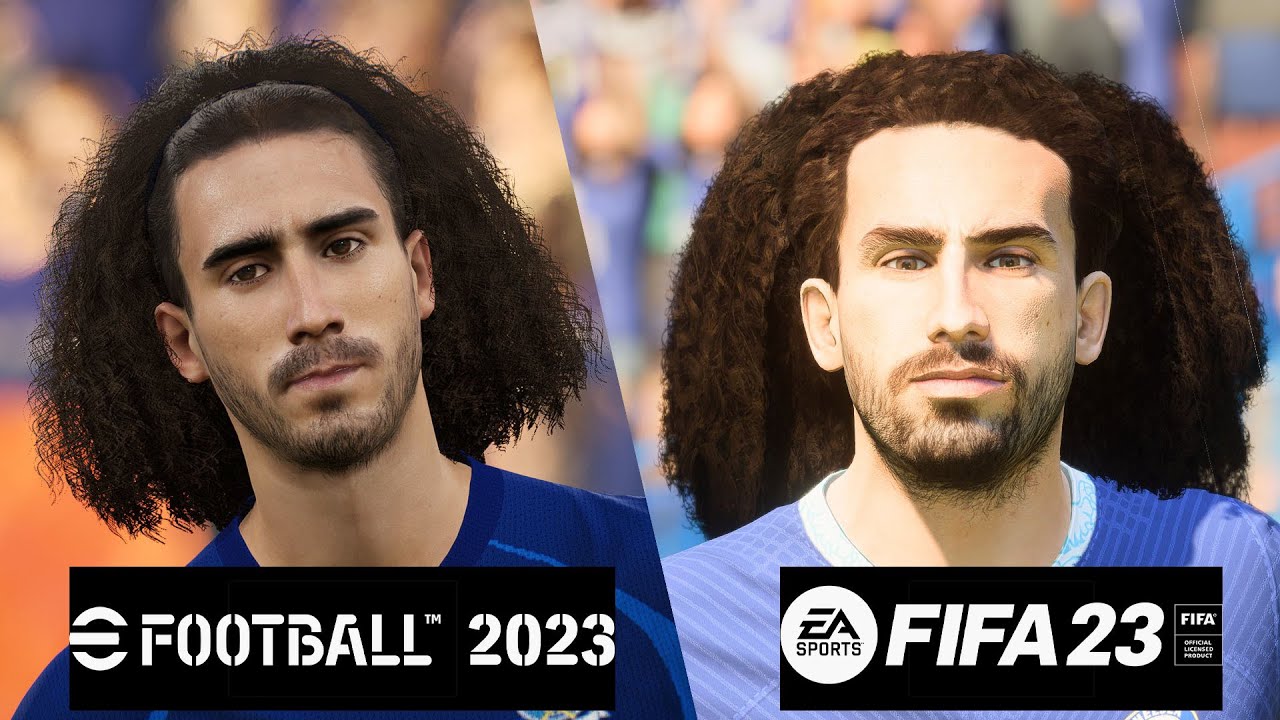 FIFA 23 vs eFootball 2023 | Chelsea Player Faces Comparison | Fifa 23 Faces #fifa23 [PC/HD]
