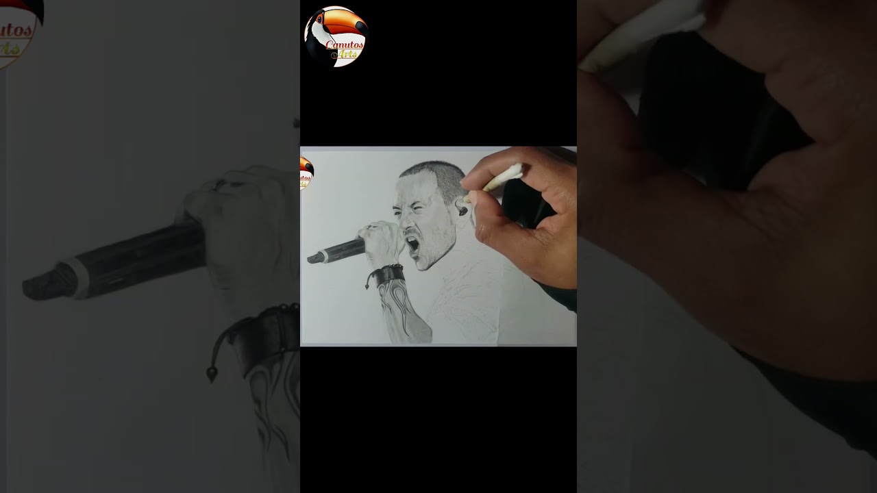 Chester Bennington (Linkin Park) - Realistic Drawing/ Desenho Realista