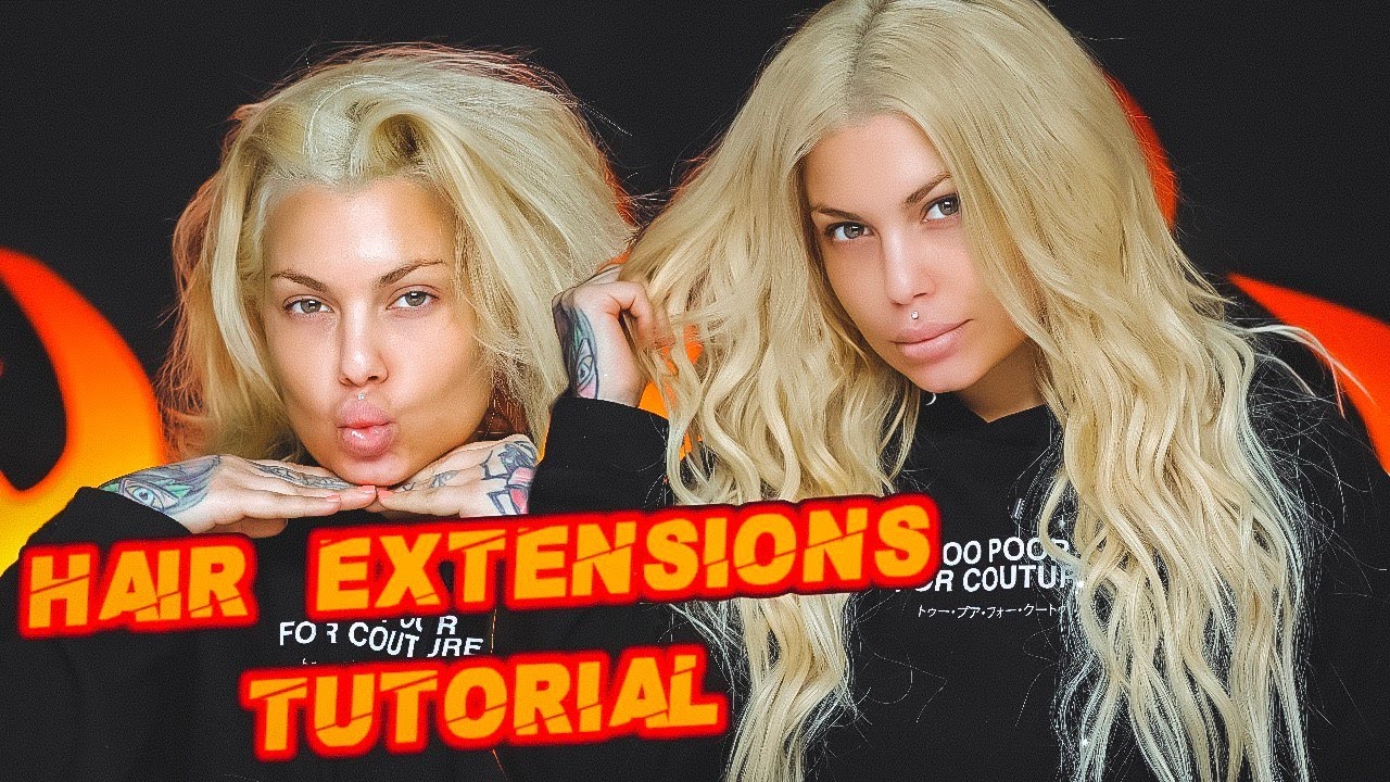Big Beachy Loose Waves Hair Tutorial - Hair Extensions - Short hair to long hair | Bailey Sarian