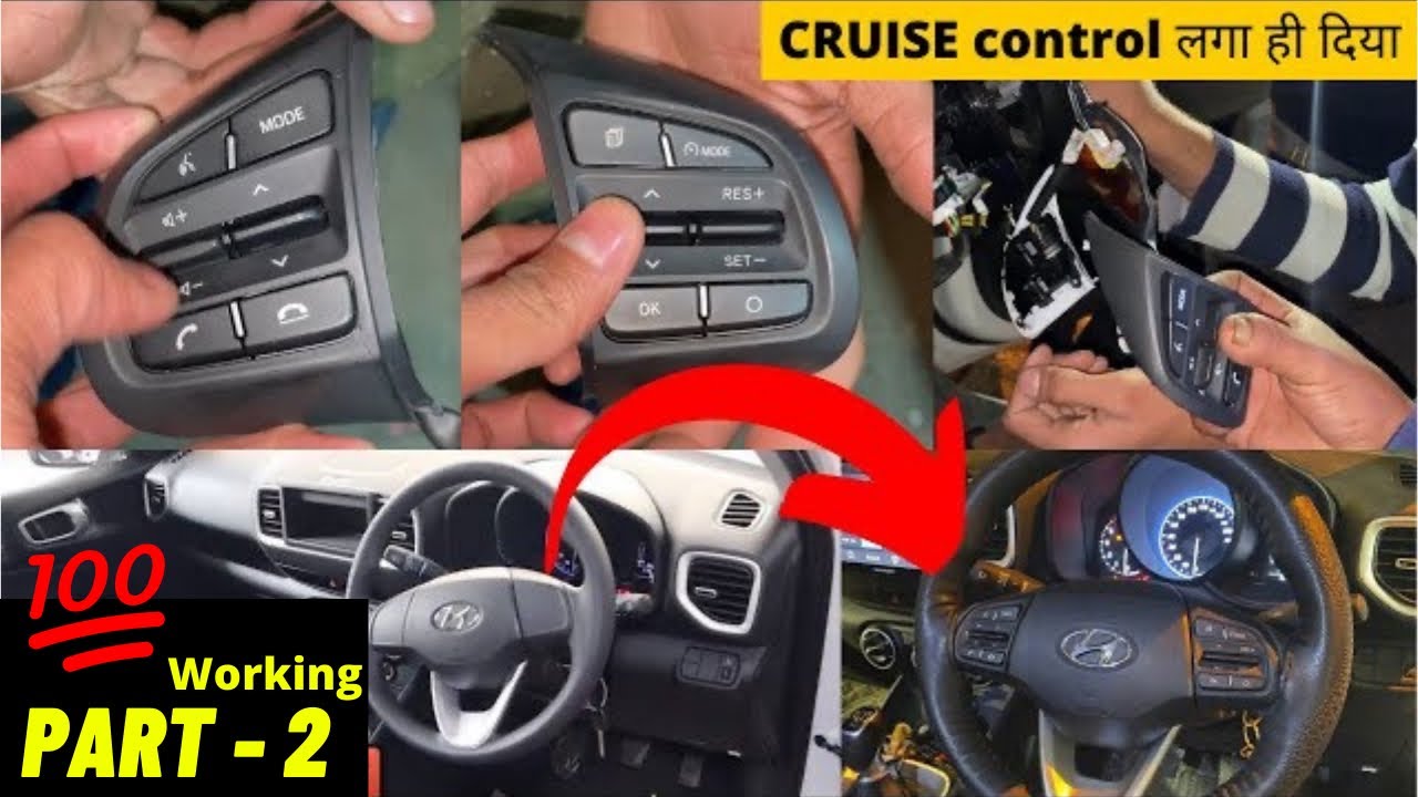 Hyundai Venue CRUISE CONTROL installation | 100% WORKING |