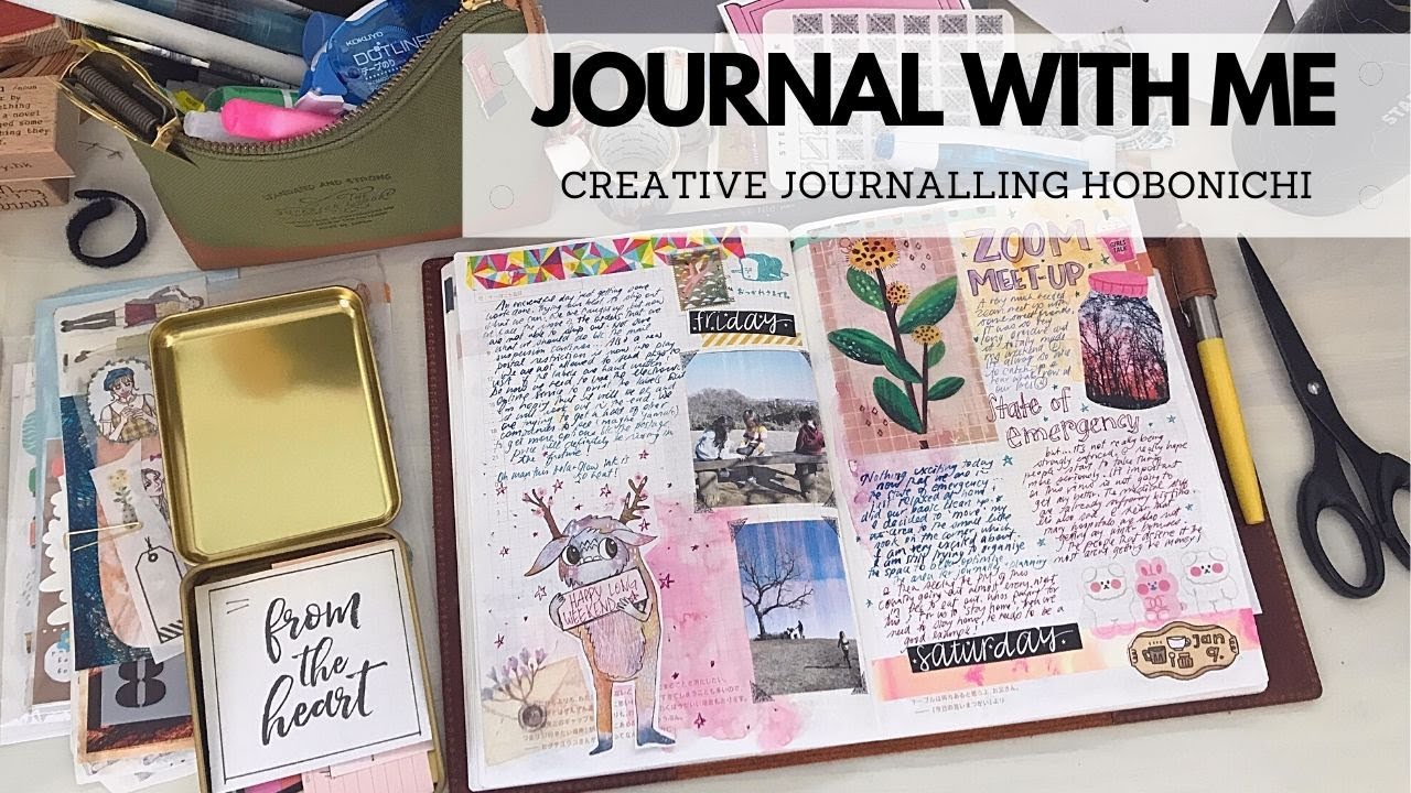 Creative Journal With Me Hobonichi Cousin Avec Ep 2-2021