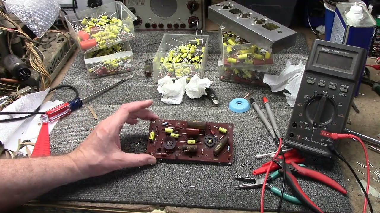 1956 RCA color TV (CTC5 Westcott) part 4 - Work continues