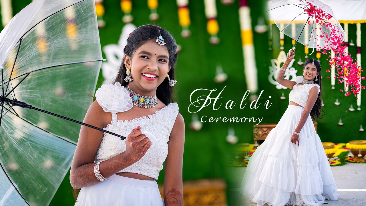 Mithila Reddy & Namish Reddy Haldi Celebrations 4K By || Jaya Events ||