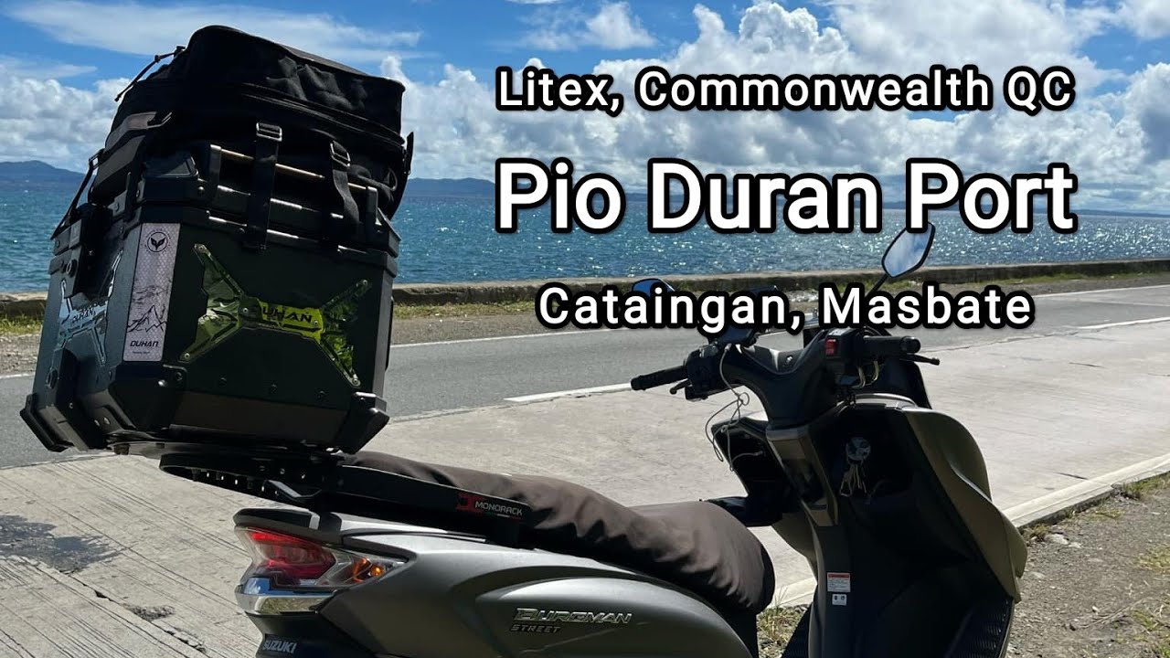 Burgman sampa sa Roro | Fare price | Pio Duran Port to Masbate City