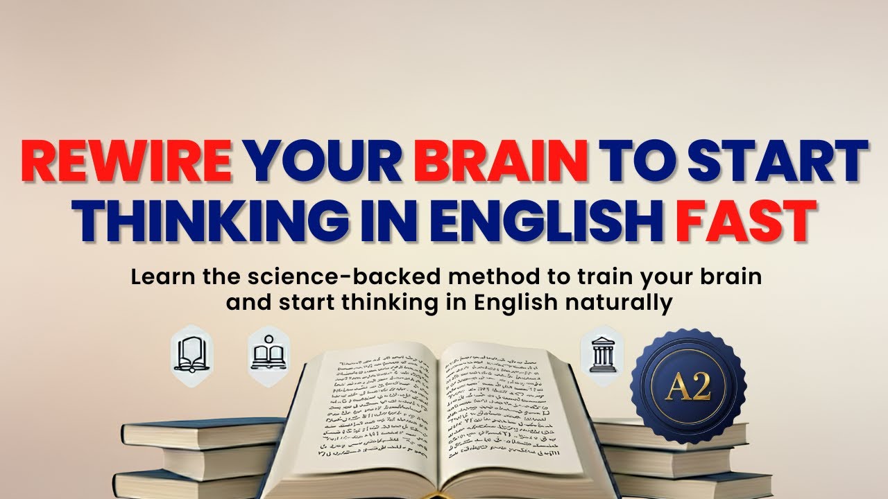 How to Rewire Your Brain to Think in English (Science-Based)