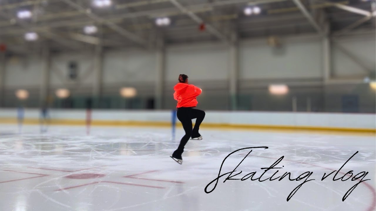 Adult Skater Struggling with Toe-Loop Loop Combo ( Skating Vlog)