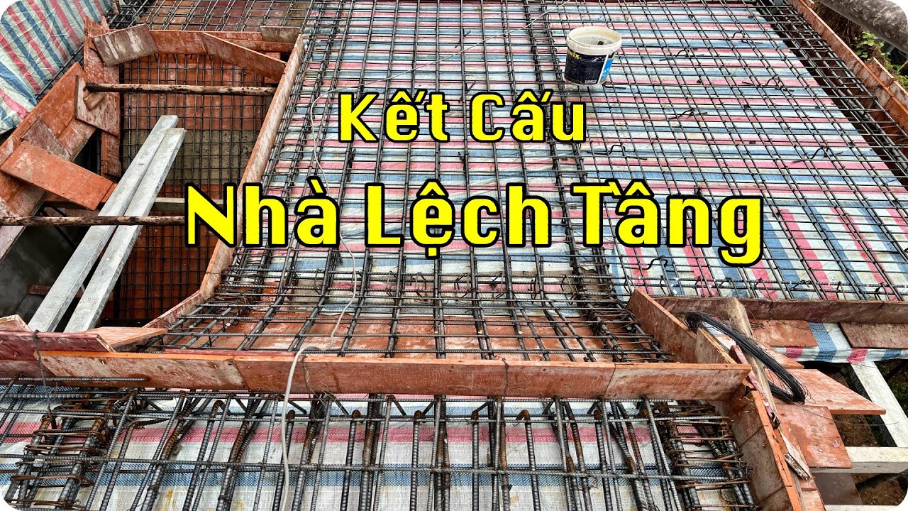 Kết Cấu Thép Nhà Phố Lệch Tầng | Nhà Xanh Việt Nam