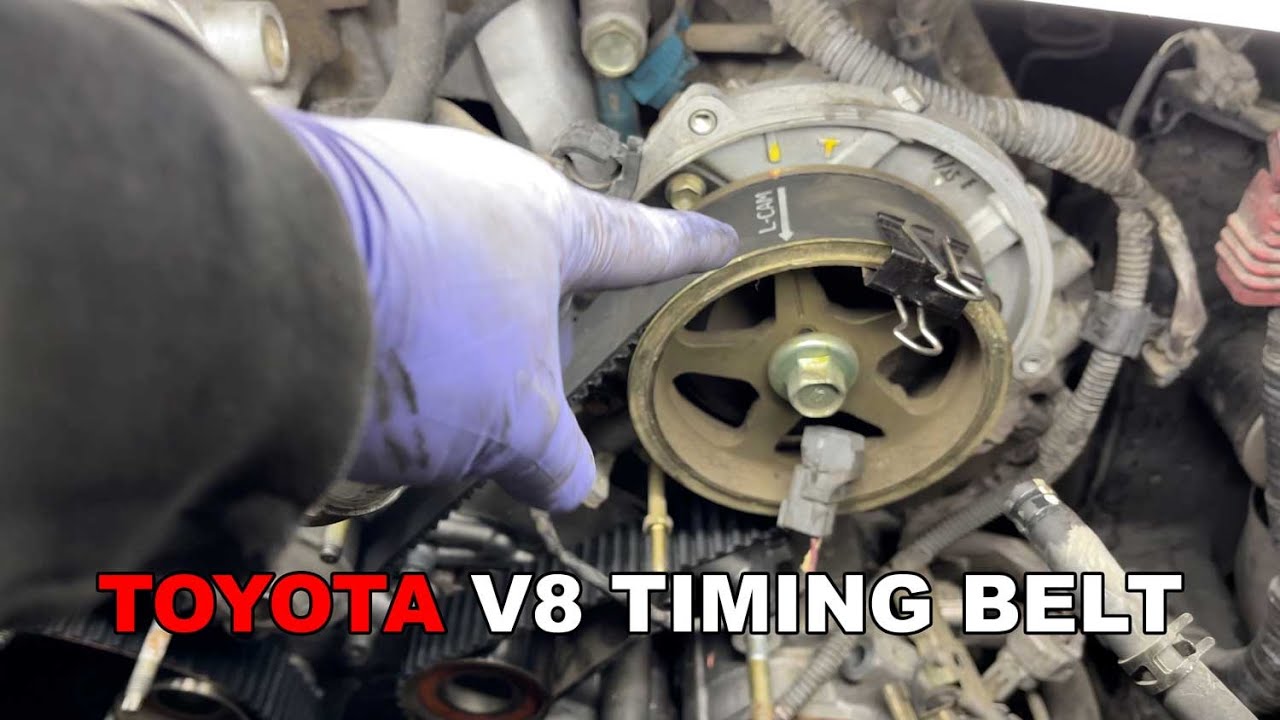 Обслуживание водяного насоса ремня ГРМ на V8 TOYOTA: 2004 TOYOTA 4RUNNER 4.7L SR5