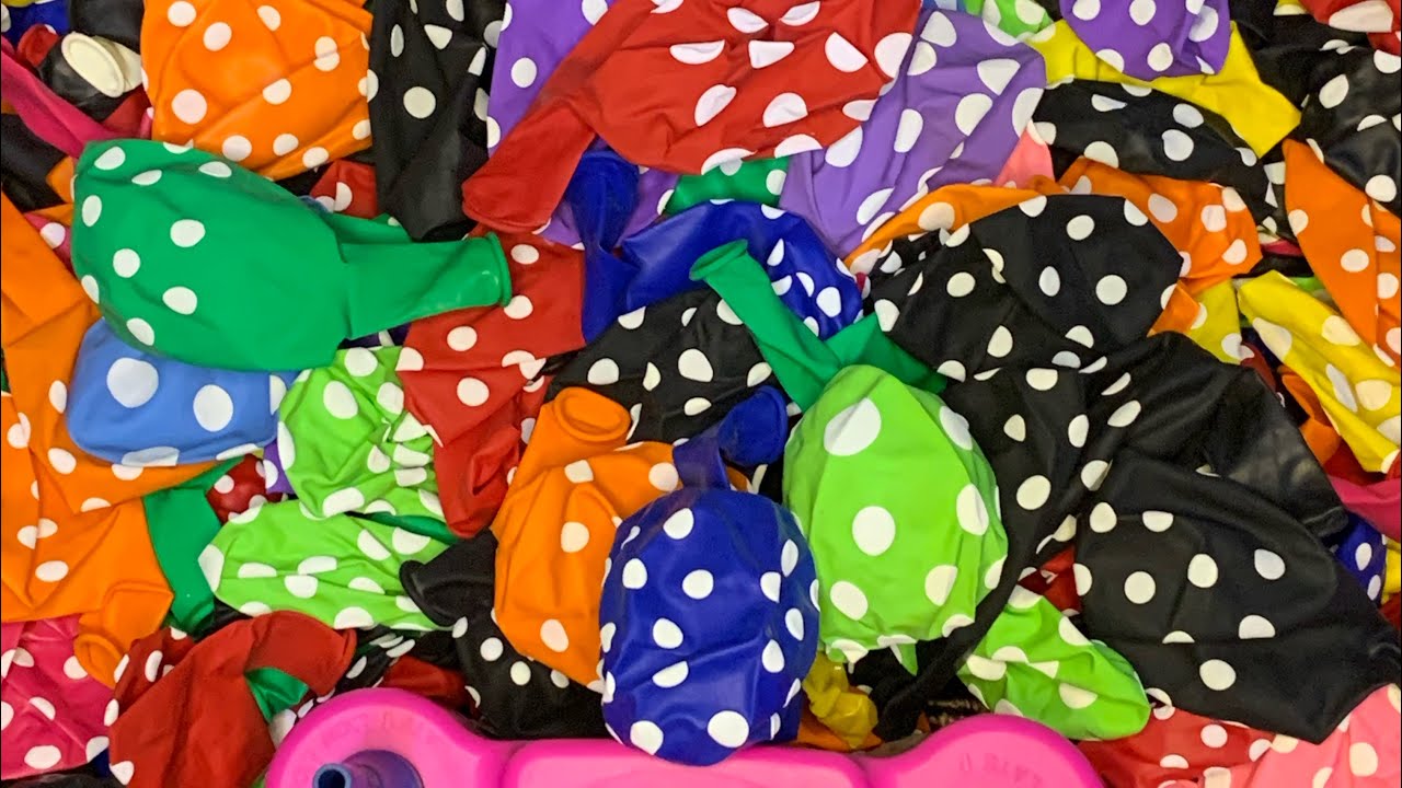 2 K Unboxing Colorful Balloons !! ASMR !! Satisfying Blow & Pop !! #balloon #asmr