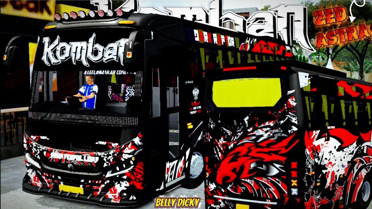 🛑NEW KOMBAN BUS MOD💥👀BELLY DICKY ZEDASTRA BS6🌀||4K LIVERY AND MOD☠️free download #bussidmod #bussid 
