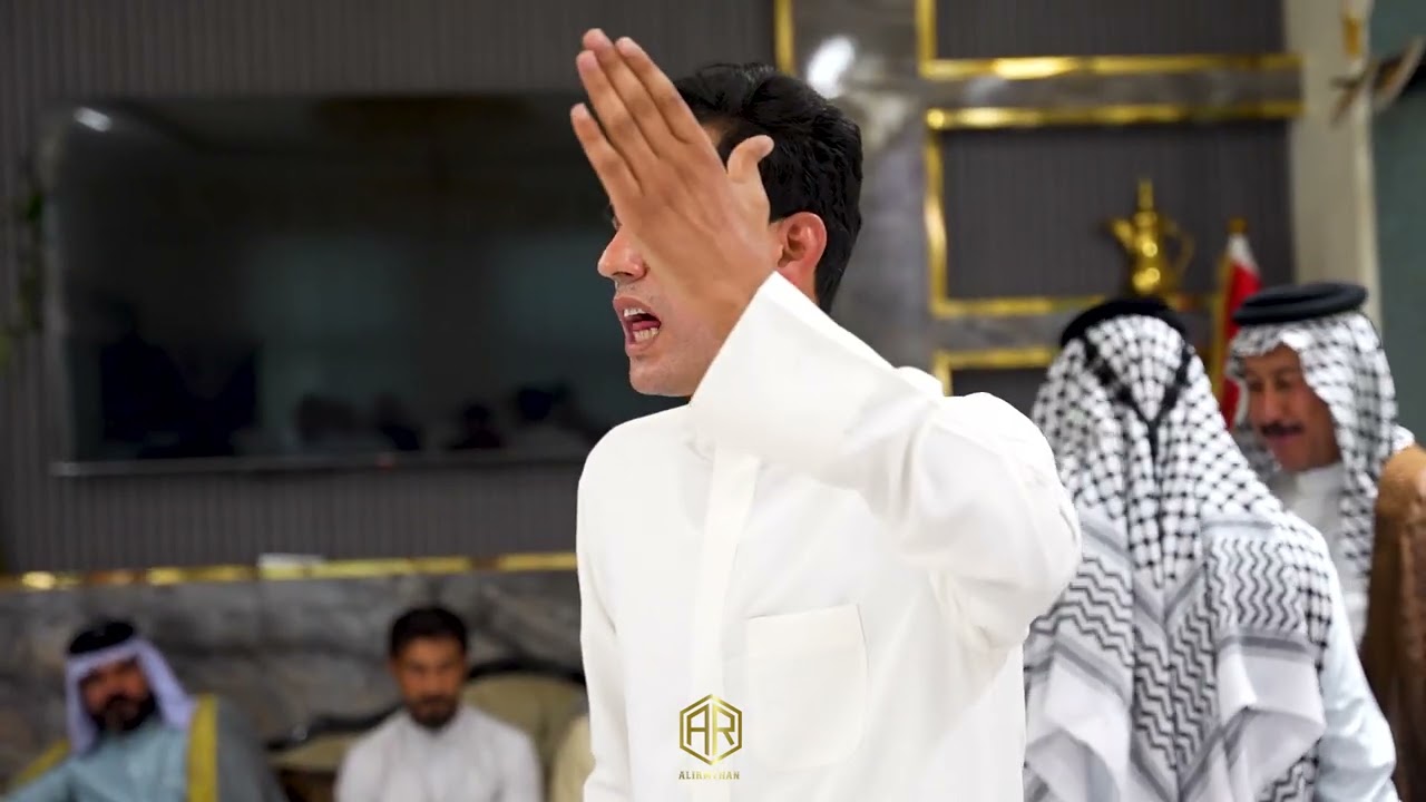 استقبال الحاج الشيخ احمد محيسن حميدي البزوني شيخ عشائر الخشاب