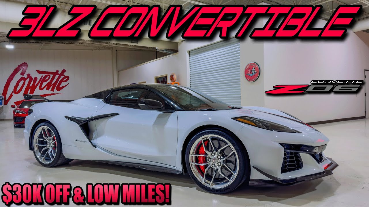 Скидка 30 тыс. долларов на C8 Z06 2025 года с пакетом Z07 Track в Corvette World!