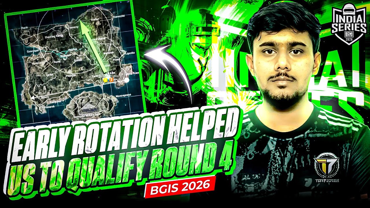 THIS EARLY ROTATING 🗺️ HELPED US QUALIFY FOR ROUND 4 🍋🌶️| IGL POV 🧿| T7xCabezaIGL ♥️#bgis2026 #bgis 