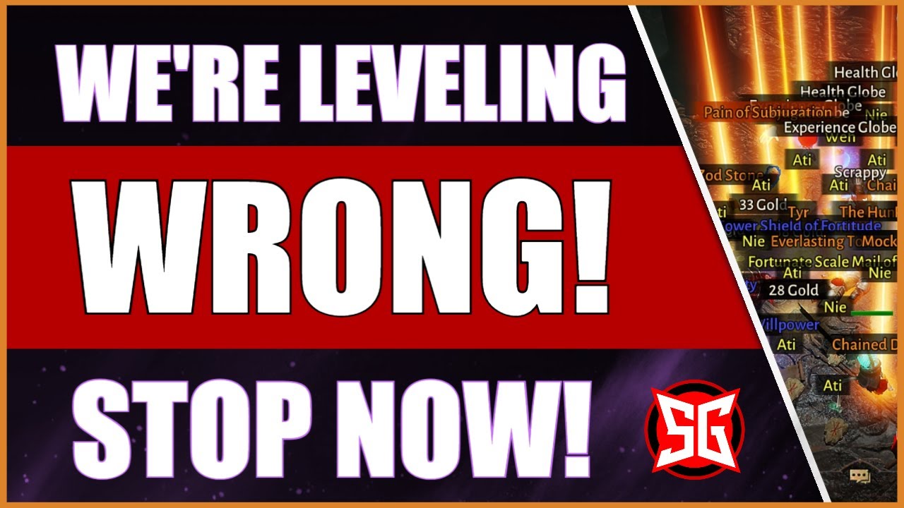 NEW Leveling guide Diablo Immortal - We were doing it WRONG