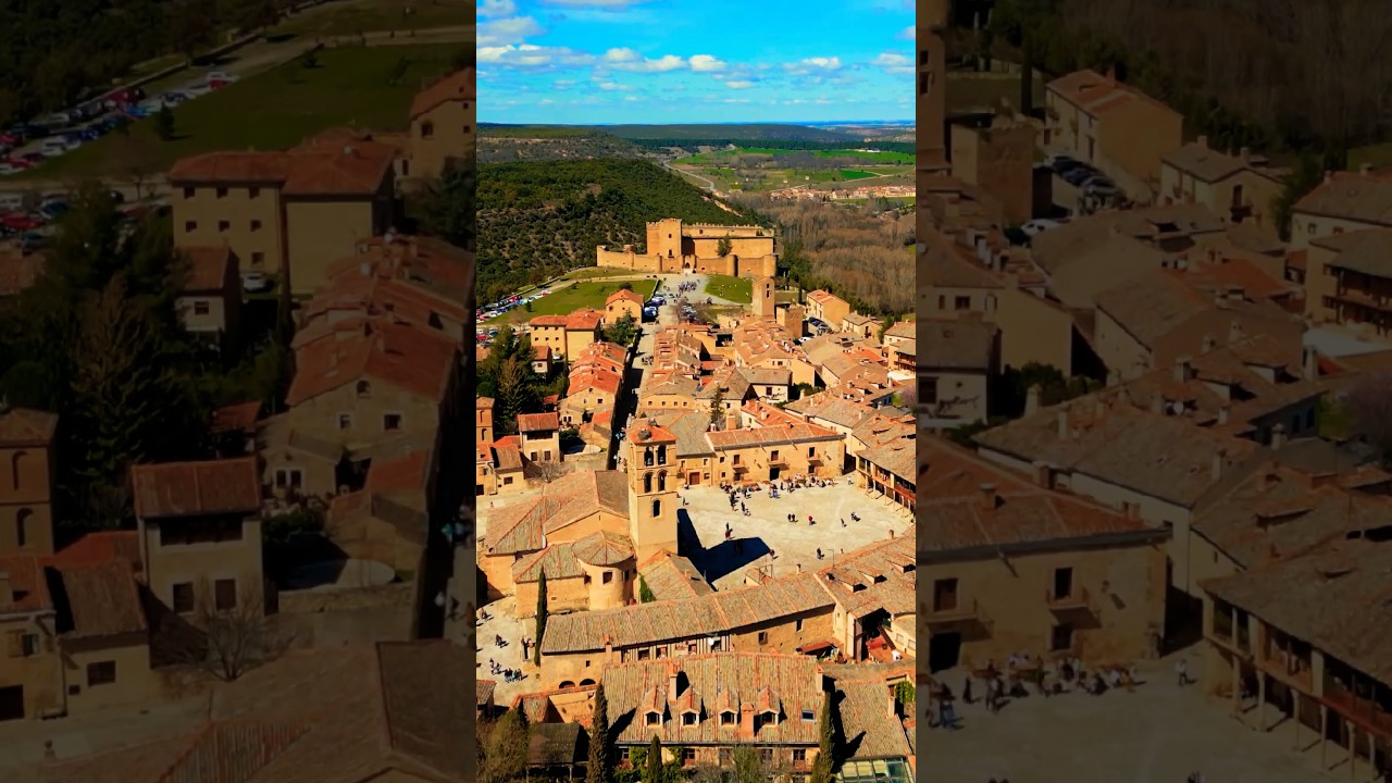 Pedraza - Villa Medieval y Castillo 🏰 4K Cinematic drone footage