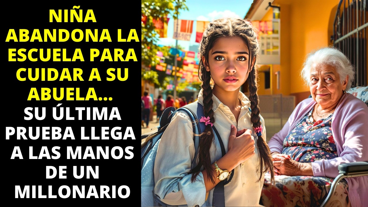 NIÑA DEJA LA ESCUELA PARA CUIDAR A SU ABUELA... Y SU REDACCIÓN LLEGA A UN MILLONARIO