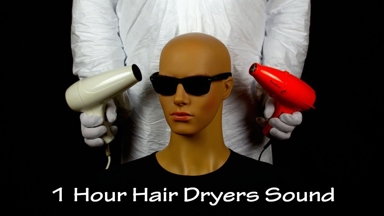 Two Hair Dryers Sound | ASMR | 1 Hour White Noise to Sleep