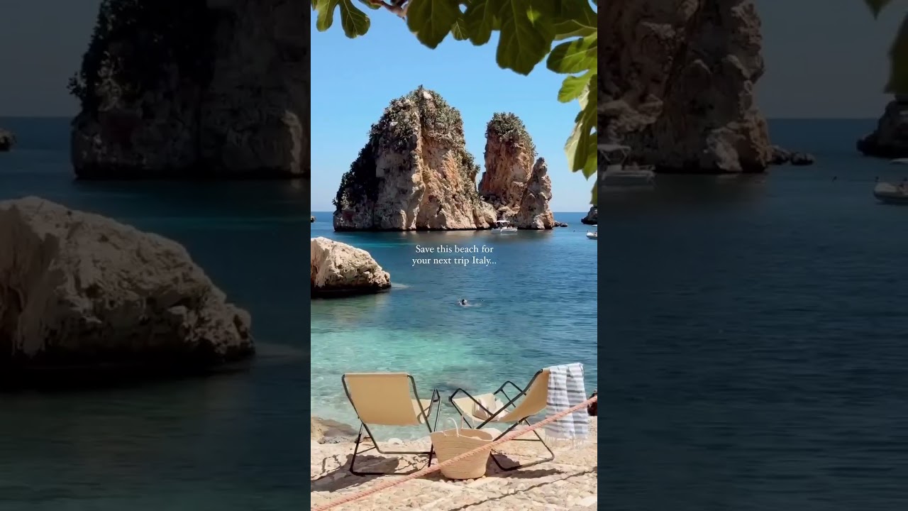 Tonnara Di Scopello, Sicily 🐚🩵🪝 Tip: pre purchase your ticket online (&euro;15pp) and arrive at