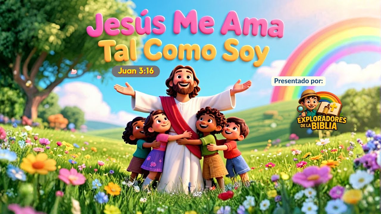 🎵 Jesús Me Ama Tal Como Soy | | Canción Infantil Cristiana | Amor Incondicional de Dios | Juan 3:16