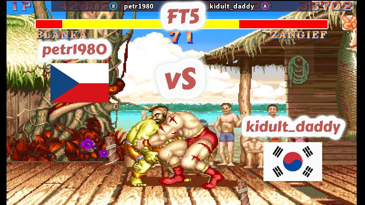 Street Fighter II': Champion Edition - petr1980 vs  kidult_daddy  - FT5 -1080P - 15.02.2026