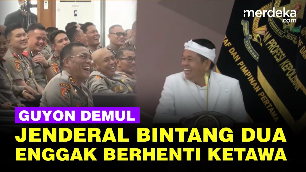Guyon Demul Kepanjangan KDM Sampai Jenderal Bintang Dua Tak Berhenti Ketawa