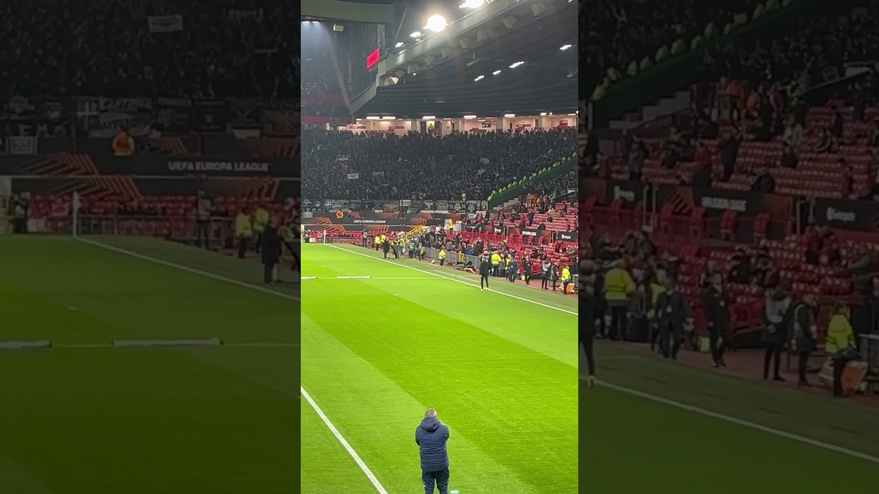 PAOK fans chanting at Old Trafford | Europa League | Manchester United V PAOK | #football #manutd