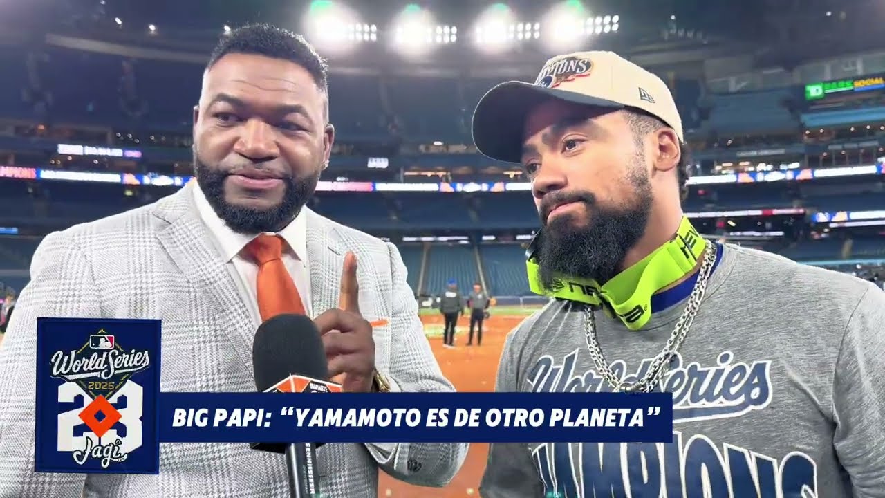 EXCLUSIVA David Ortiz y Teoscar Hernández: La entrevista más divertida tras la Serie Mundial 2025
