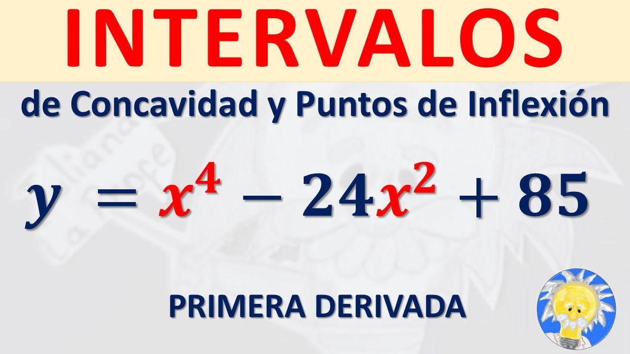 Cómo hallar INTERVALOS DE CONCAVIDAD y PUNTO DE INFLEXIÓN de una FUNCIÓN POLINÓMICA 4 grado limites