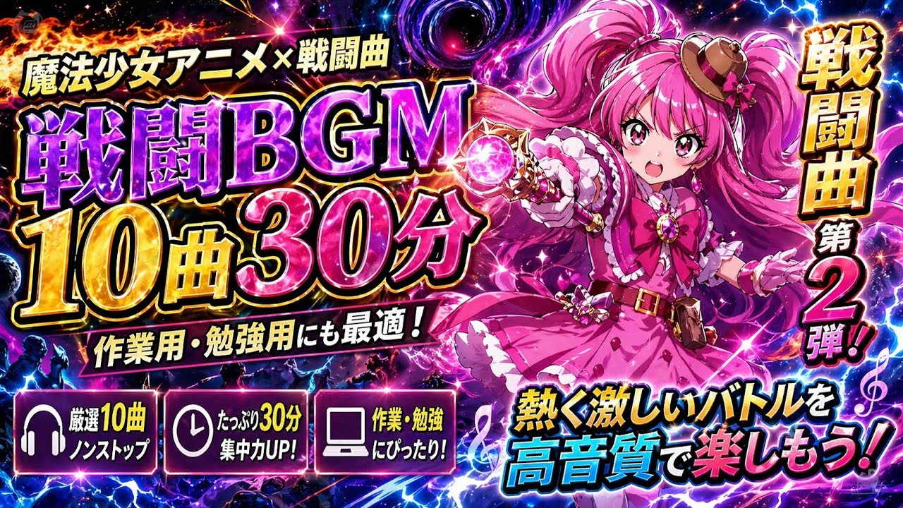 魔法少女アニメ×戦闘BGM#010〜#19