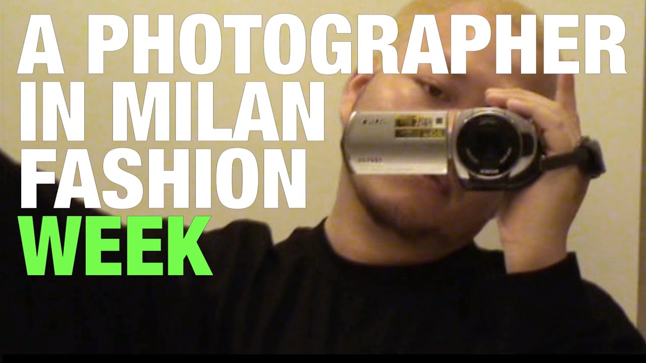 A PHOTOGRAPHER IN MILAN FASHION WEEK