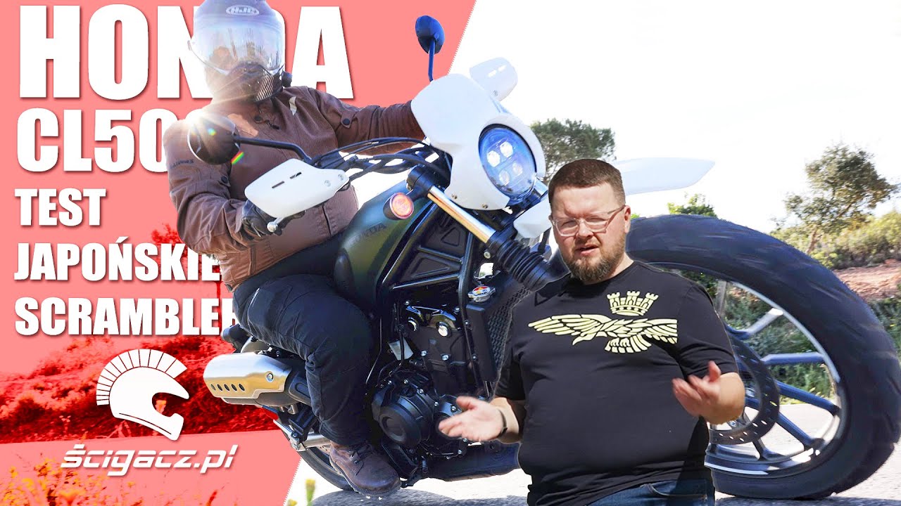 Honda CL500 model 2023. Poduszkowiec do przelatywania po nier&oacute;wnościach. Test japońskiego scramblera