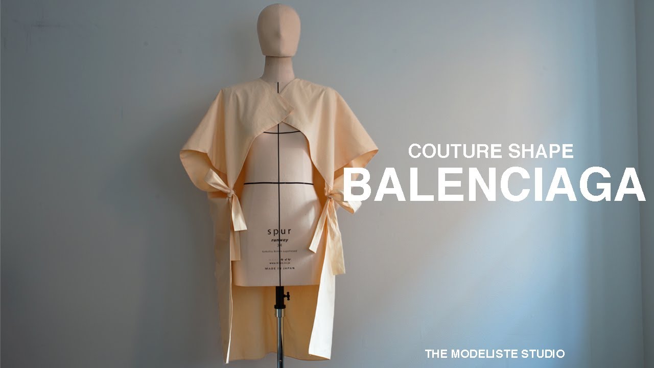 【Fashion Study of Shape 03】 Balenciaga | Study of Couture Shape Part 3  【ドレスメーカー暮らしの日常 Vlog】