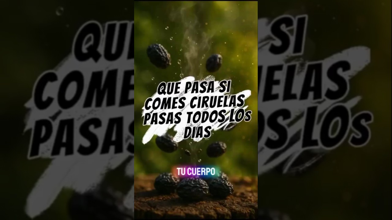 que pasa si consumes ciruelas pasas todos los d&iacute;as?  #frutossecos #alimentossanos #ciruela #salud