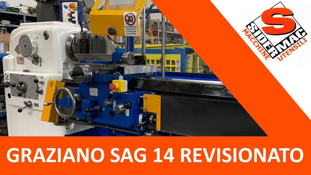 Tornio parallelo Graziano SAG 14 Revisionato - Sidermac Machine Tools