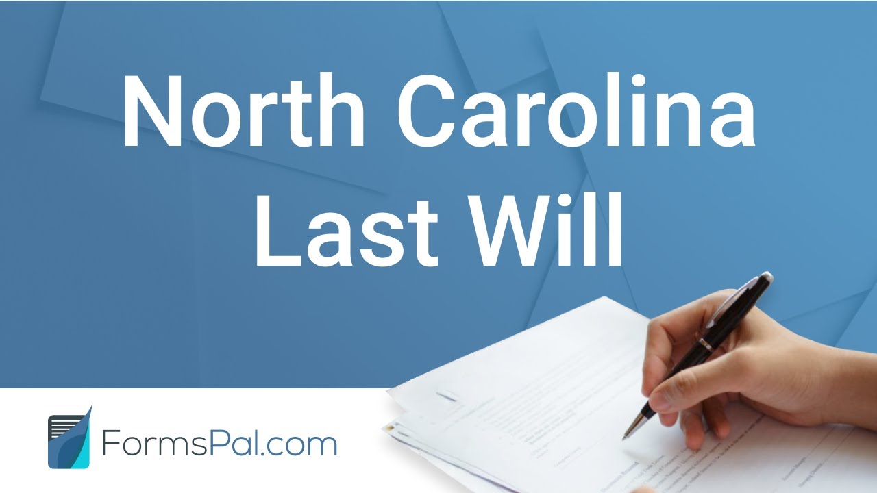 North Carolina Last Will and Testament - GUIDE