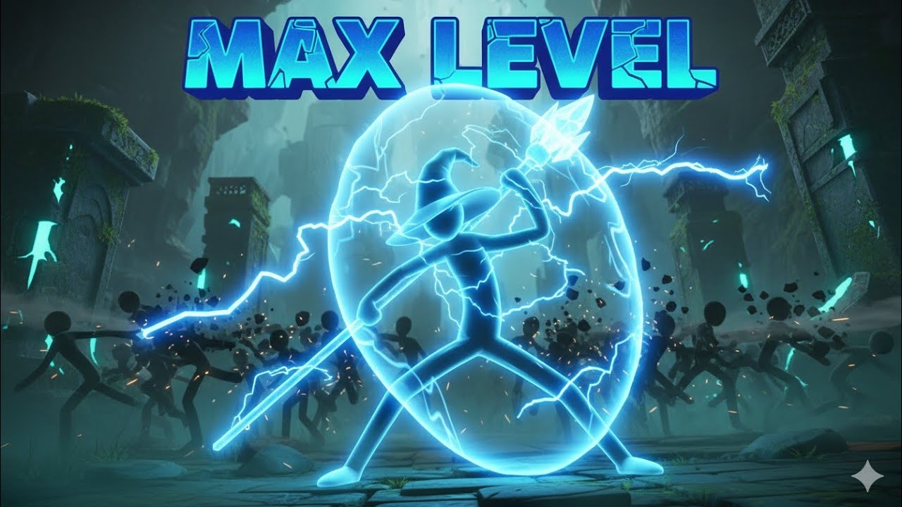 Stickman Mage War: Unlocking Blue Magic Power! (Level 188 Gameplay)