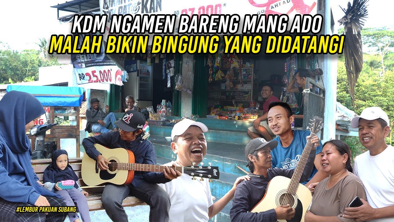SAAT KDM NGAMEN BARENG MANG ADO | MALAH BIKIN BINGUNG YANG DIDATANGI