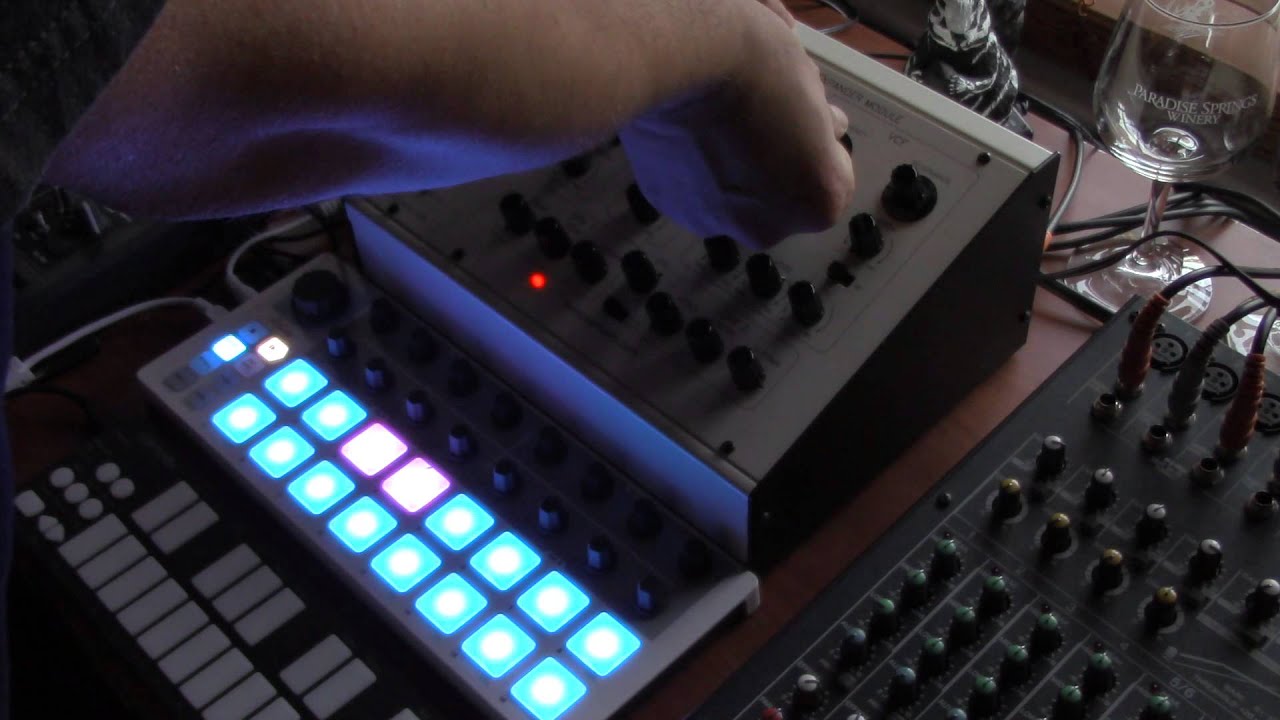 Oberheim SEM and Arturia Beatstep