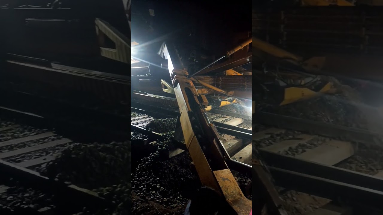 Night Block in Railway. #bcm #train
