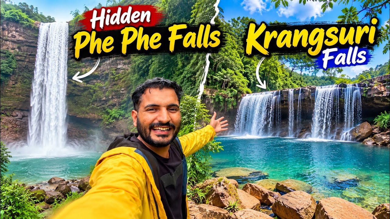 Phe Phe Falls & Krangsuri Falls | Hidden Gems of Meghalaya 😱
