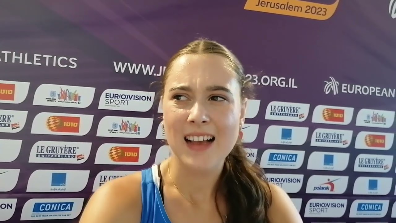 Adéla Tkáčová po sedmiboji na MEJ v Jeruzalémě