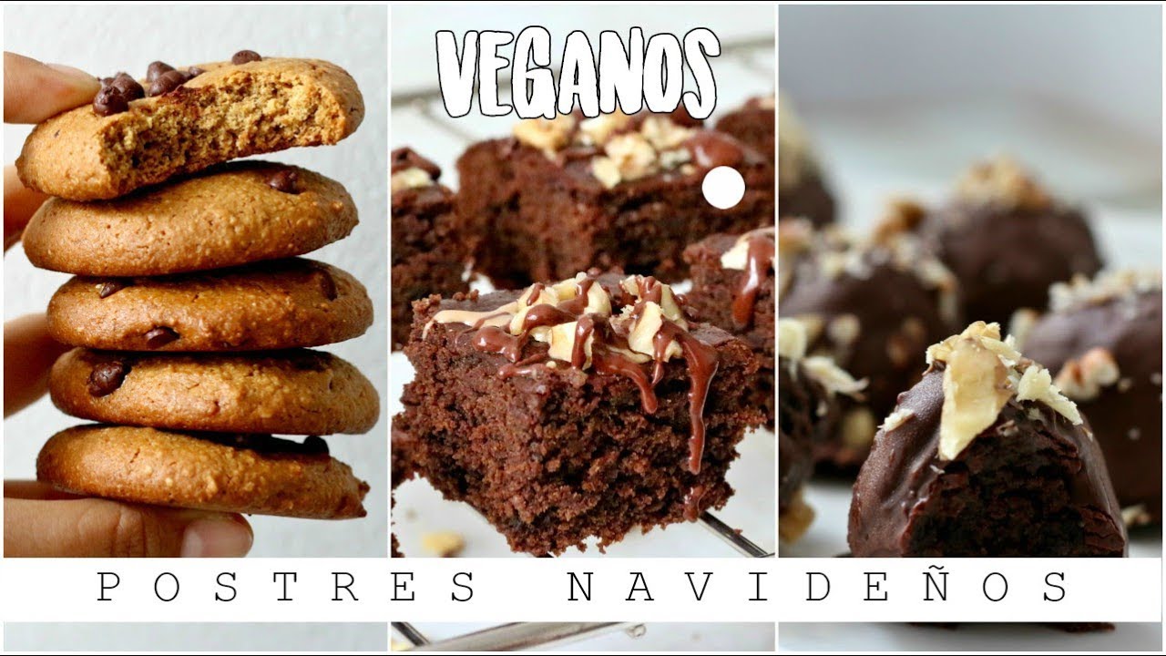 POSTRES VEGANOS PARA ESTA NAVIDAD!
