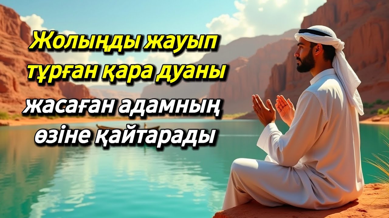 Жолыңды жауып тұрған қара дуаның бетін қайтарады жасаған адамына қайтады🔑🤲