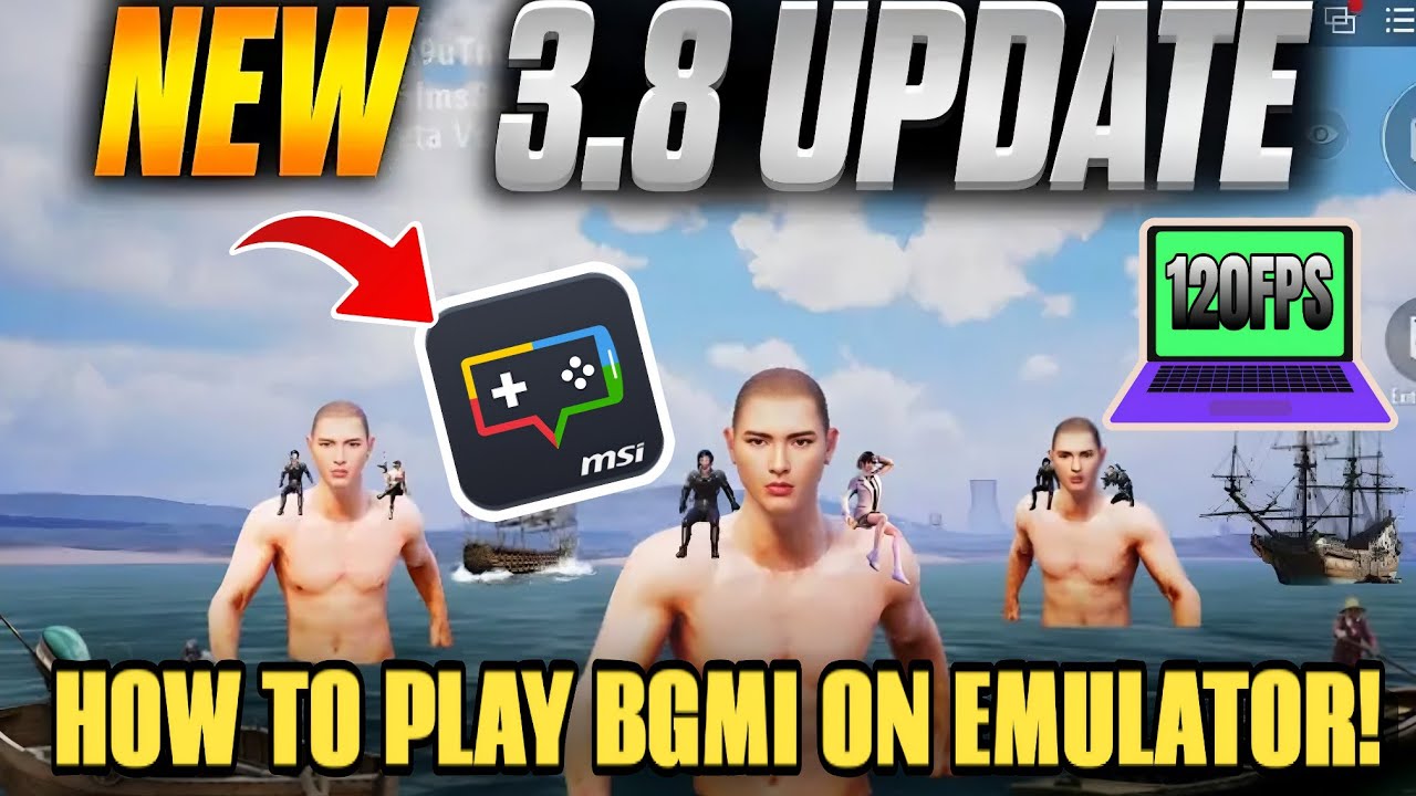 How Play BGMI 3.8 Update In PC On Msi App Player Emulator || Pie 64 bit Latest Version