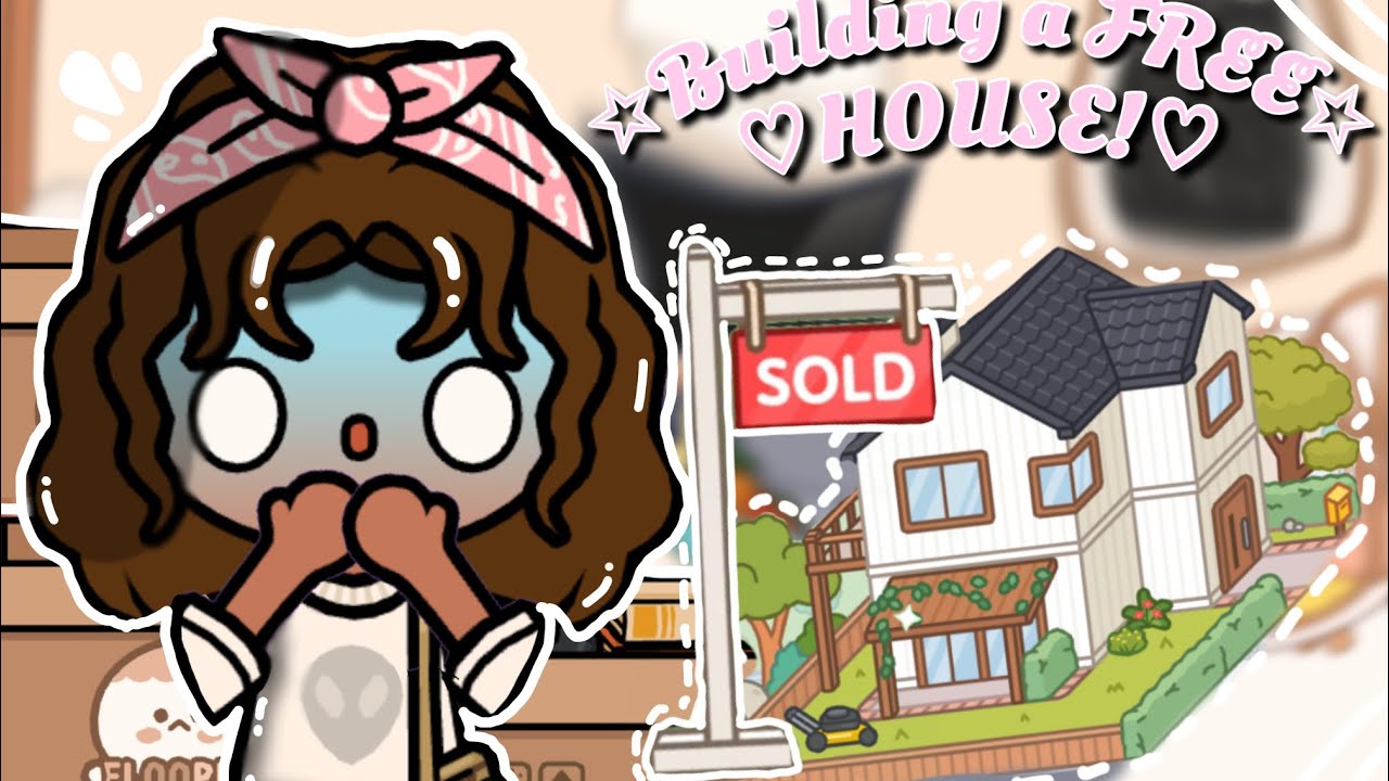NEW FREE HOUSE BUILDING + TOUR😱🎀|TocaxPanda|tocaboca|TocaBoca Roleplay|Tocaboca tiktok roleplay