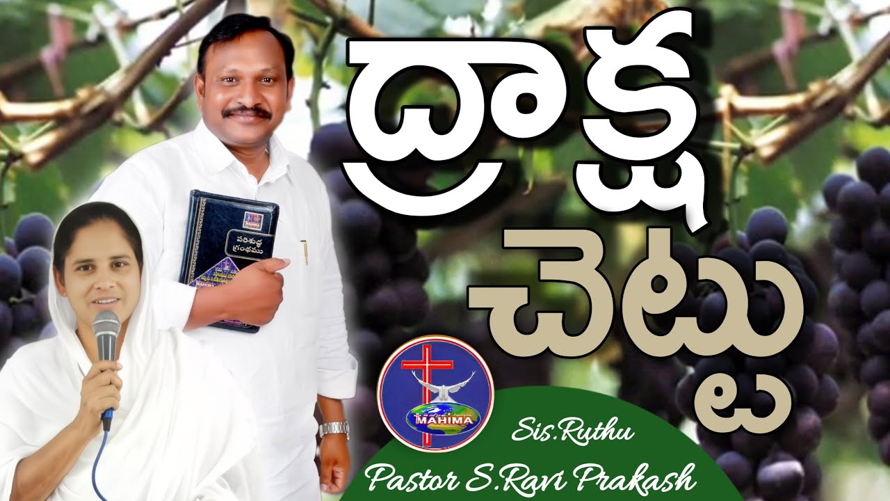 ద్రాక్ష చెట్టు Pastor Ravi Prakash AdoniMAHIMA MINISTRIES is live
