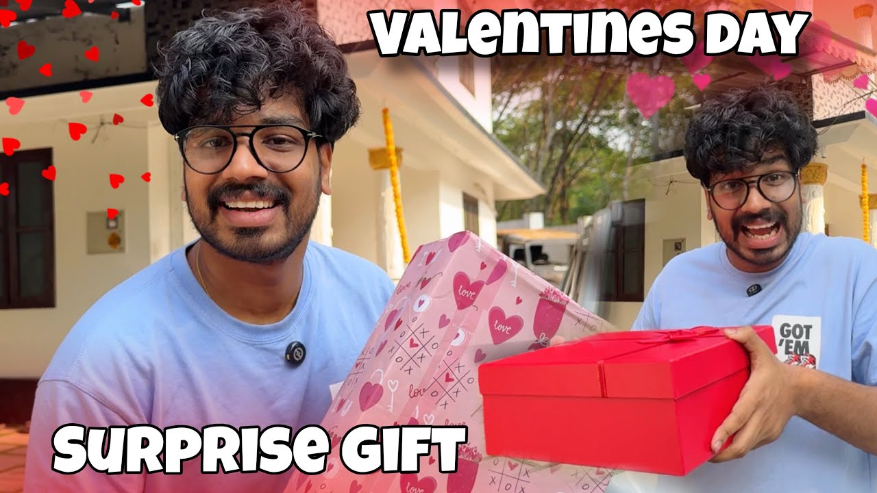 VALENTINES DAY SURPRISE GIFT UNBOXING 😍❤️